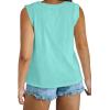 imageImily Bela Womens Plus Size Tank Tops Sleeveless Crew Neck Summer Casual Basic Tees ShirtsLight Blue