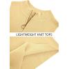imageImily Bela Womens Summer Zipper Knit Crop Tops Going Out Sweater Tank Fashion Sexy Y2k Sleeveless ShirtsLight Yellow