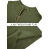 imageImily Bela Womens Summer Zipper Knit Crop Tops Going Out Sweater Tank Fashion Sexy Y2k Sleeveless ShirtsOlive Green