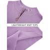 imageImily Bela Womens Summer Zipper Knit Crop Tops Going Out Sweater Tank Fashion Sexy Y2k Sleeveless ShirtsPurple