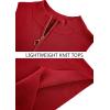 imageImily Bela Womens Summer Zipper Knit Crop Tops Going Out Sweater Tank Fashion Sexy Y2k Sleeveless ShirtsRed