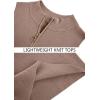 imageImily Bela Womens Summer Zipper Knit Crop Tops Going Out Sweater Tank Fashion Sexy Y2k Sleeveless ShirtsYellowish Brown