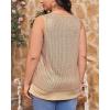 imageImily Bela Womens Plus Size Sequin Tank Tops Summer Scoop Neck Sleeveless Tshirts Sexy Sparkle Shimmer Tunic TopsChampagne Gold