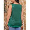 imageImily Bela Womens Plus Size Sequin Tank Tops Summer Scoop Neck Sleeveless Tshirts Sexy Sparkle Shimmer Tunic TopsDark Green