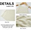 imageImily Bela Womens Summer Halter Tank Tops Sleeveless Casual Racerback Loose Shirts Knit Cami Sweater VestBeige