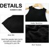 imageImily Bela Womens Summer Halter Tank Tops Sleeveless Casual Racerback Loose Shirts Knit Cami Sweater VestBlack