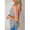 imageImily Bela Womens Summer Halter Tank Tops Sleeveless Casual Racerback Loose Shirts Knit Cami Sweater VestGrey