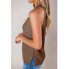 imageImily Bela Womens Summer Halter Tank Tops Sleeveless Casual Racerback Loose Shirts Knit Cami Sweater VestXcoffee