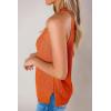 imageImily Bela Womens Summer Halter Tank Tops Sleeveless Casual Racerback Loose Shirts Knit Cami Sweater VestXorange