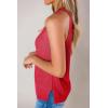 imageImily Bela Womens Summer Halter Tank Tops Sleeveless Casual Racerback Loose Shirts Knit Cami Sweater VestXred
