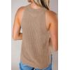 imageImily Bela Womens Summer Halter Tank Tops Sleeveless Casual Racerback Loose Shirts Knit Cami Sweater VestYellowish Brown