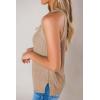 imageImily Bela Womens Summer Halter Tank Tops Sleeveless Casual Racerback Loose Shirts Knit Cami Sweater VestYellowish Brown