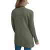 imageimesrun Womens Open Front Cardigans Casual Long Sleeve Classic Knit Sweater Outerwear with PocketsAolive