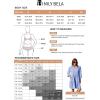 imageImily Bela Womens Fall Long Sleeve Tunic Dress Casual V Neck Loose Ruffle Tiered DressAblackish Green