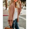 imageImily Bela Womens Kimono Batwing Cable Knitted Slouchy Oversized Wrap Cardigan SweaterLight Pink
