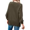 imageImily Bela Womens Oversized Tunic Sweaters Fall Slouchy Long Sleeve Ribbed Knit Side Slit Pullover JumperDark Brown