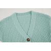 imageImily Bela Girls Sweaters Kids Open Front Button Down Knit Cardigans with PocketsMint Green