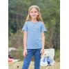 imageImily Bela Girls Summer T Shirts Kids Casual Crewneck Short Sleeve Loose Basic Tee Tops 514 YearsBlue