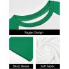 imageImily Bela Kids Girls T Shirts Casual Raglan Short Sleeve Crewneck Color Block Summer Tees 514 YearsGreen
