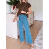 imageImily Bela Summer Short Sleeve Sweater for Women 2025 Crew Neck Ribbed Knit Vests Trendy Pullover TopsCoffee