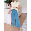 imageImily Bela Summer Short Sleeve Sweater for Women 2025 Crew Neck Ribbed Knit Vests Trendy Pullover TopsWhite