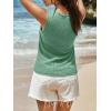 imageImily Bela Womens Sleeveless Sweater Vest Casual Crewneck Loose Fit Knit Tank Tops Lightweight Trendy Summer Ribbed PulloverGreen