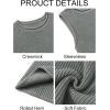 imageImily Bela Womens Sleeveless Sweater Vest Casual Crewneck Loose Fit Knit Tank Tops Lightweight Trendy Summer Ribbed PulloverGrey