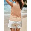 imageImily Bela Womens Sleeveless Sweater Vest Casual Crewneck Loose Fit Knit Tank Tops Lightweight Trendy Summer Ribbed PulloverPink