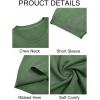 imageImily Bela Womens Summer Short Sleeve Sweater Dressy Casual Crew Neck Knit Tops Fashion Pullover ShirtsArmy Green
