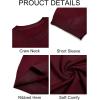 imageImily Bela Womens Summer Short Sleeve Sweater Dressy Casual Crew Neck Knit Tops Fashion Pullover ShirtsWine Red