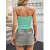 imageImily Bela Womens Summer Tube Tops Strapless No Pad Clubwear Y2K Going Out Stretchy Basic Casual Cami TopsGreen Striped