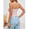 imageImily Bela Womens Summer Tube Tops Strapless No Pad Clubwear Y2K Going Out Stretchy Basic Casual Cami TopsPink