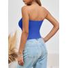 imageImily Bela Womens Summer Tube Tops Strapless No Pad Clubwear Y2K Going Out Stretchy Basic Casual Cami TopsRoyal Blue