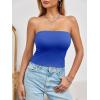 imageImily Bela Womens Summer Tube Tops Strapless No Pad Clubwear Y2K Going Out Stretchy Basic Casual Cami TopsRoyal Blue