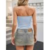 imageImily Bela Womens Summer Tube Tops Strapless No Pad Clubwear Y2K Going Out Stretchy Basic Casual Cami TopsStripedblue