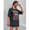 imageImily Bela Womens Nashville Oversized T Shirts Country Concert Outfits Hollow Out Guitar Graphic Tees Vintage TopsBlack