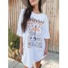 imageImily Bela Womens Nashville Oversized T Shirts Country Concert Outfits Hollow Out Guitar Graphic Tees Vintage TopsWhite