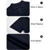 imageImily Bela Womens Polo V Neck Pullovers Lightweight Short Sleeve Cable Knit Sweater Business Casual Summer Tops 2025Navy