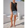 imageImily Bela Womens Sleeveless Sweater Vest 2025 Casual Summer Crew Neck Knit Sweater Lightweight Pullover Tank TopBlack