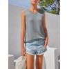 imageImily Bela Womens Sleeveless Sweater Vest 2025 Casual Summer Crew Neck Knit Sweater Lightweight Pullover Tank TopGray