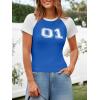 imageImily Bela Cute Baby Tees Back to School Short Sleeve T Shirts Graphic Number Print Summer Crop Tops for Women 2025Blue