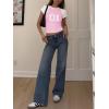 imageImily Bela Cute Baby Tees Back to School Short Sleeve T Shirts Graphic Number Print Summer Crop Tops for Women 2025Pink
