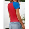 imageImily Bela Cute Baby Tees Back to School Short Sleeve T Shirts Graphic Number Print Summer Crop Tops for Women 2025Red