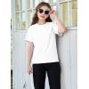 imageImily Bela Girls Short Sleeve T Shirts Casual Crewneck Fashion Tees Kids Summer Tops 514 YearsWhite