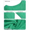 imageImily Bela Womens Cap Sleeve Sweater Sleeveless Crewneck Checkered Casual Loose Fit Knit Shirts Pullover TopsGreen
