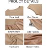 imageImily Bela Womens Casual Cap Sleeve Midi Dress Crewneck Swing Flowy Empire Waist Long Dress 2025 Summer Trendy OutfitsKhaki