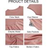 imageImily Bela Womens Casual Cap Sleeve Midi Dress Crewneck Swing Flowy Empire Waist Long Dress 2025 Summer Trendy OutfitsPink