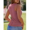 imageImily Bela Womens Ribbed Tank Tops Summer Slim Fit V Neck Tops Casual Basic Knit Sleeveless ShirtsBean Paste Color