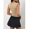 imageImily Bela Womens Sexy Plunge Deep V Neck Going Out Tank Top Summer Sleeveless Slim Fitted Workout TopsBeige