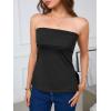 imageImily Bela Womens Sexy Tube Tops Off Shoulder Strapless Bandeau Top Side Split Y2K Going Out Trendy OutfitsBlack